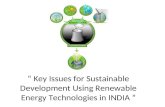 Key issues-sustainable-development-using-renewable-energy-by-amith-kulai