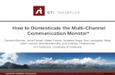 How to Domesticate the Multi-Channel  Communication Monster (medium)