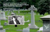 Digital Marketing Frontier ... for Death Care Operations