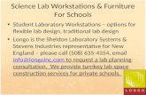 Science Lab Workstations for School Classrooms