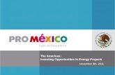 The Americas Investing Opportunities In Energy Projects Nov 8 2011