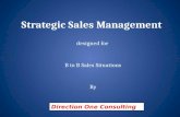 Strategic sales management
