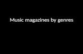 Music Magazines by genres