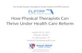 How physical therapists can thrive under health care (1)