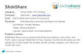 2012 LMATECH - Sheenika Shah - Tech Shootout SlideShare
