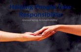 Helping People Take Responsibility