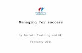Managing for success February 2011