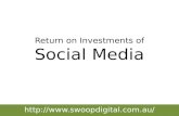 Return on Investment of Social Media