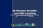 40 member benefits and still counting