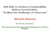 Soft skills in relation to employability skills as survival skills “to meet the challenges of tomorrow”