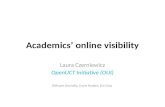 Academic visibility online presentation 13 october 2011