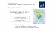 The Guarani Aquifer Agreement: the Role of Non State Actors