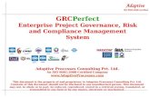 GRCPerfect - Enterprise Project Governance, Risk and Compliance Management System
