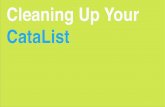 Cleaning Up Your CataList - Tech Forum 2014 - Amanda Lee