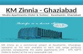 KM Zinnia - Stylish Furnishing Studio Apts of 575 & 775 sq.ft.