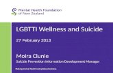 LGBTTI Wellness and Suicide - Moira Clunie