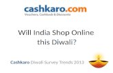 Cashkaro Diwali Shopping Survey Trends 2013