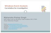 Windows Event Analysis - Correlation for Investigation