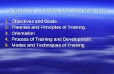 Training process