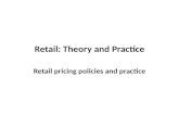 Week 18 retail pricing policies and practice