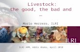 Livestock: The good, the bad and . . .