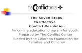 The Seven Steps to Effective Conflict Resolution