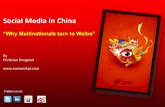Why multinationals turn to weibo in china