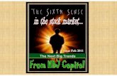 The Sixth Sense in the stock market - Spot the next big trends - Feb 2011