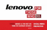 LENOVO emerges as the next big thing on hardware business