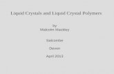 Liquid Crystals and Liquid Crystal Polymers-2013