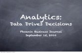Data Drives Decisions