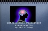 Intellectual properties presentation