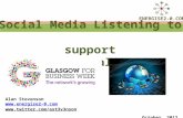 Digital Glasgow Day 2 Session 2 Social Media Listening to Support Internationalisation