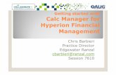 Getting Started with Calc Manager for Hyperion Financial Management