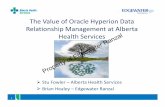 The Value of Oracle Hyperion Data Relationship Management at Alberta Health Services (AHS)