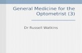General Medicine for the Optometrist (3)