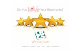 Love Your Statements and E-Statements