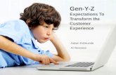 Gen y z customer experience 2012