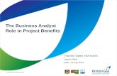 The Role of the Business Analyst in Benefits