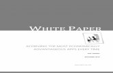 White paper achieving the most economically advantageous applications solution every time