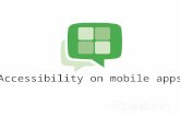 Accessibility in mobile Apps - API Days Mediterranea 2014