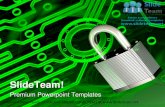 Electronic lock security power point themes templates and slides ppt layouts