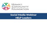 HELP - Emerging Leaders Program - Social Media Webinar