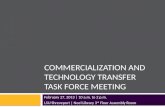 Commercialization & Tech Transfer Task Force Meeting, Feb. 27, 2013