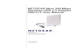 NETGEAR Next 300 Mbps Wireless USB 2.0 Adapter WN121T User Manual