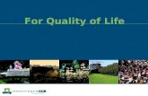 For Quality of Life - Wageningen UR