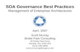 SOA Governance Best Practices Management of Enterprise ...
