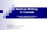 Medical Writing Canada