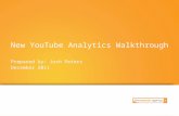 New YouTube Analytics Walkthrough