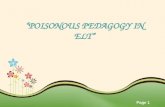 Poisonous pedagogy